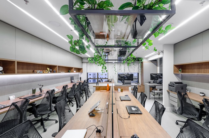 Ambiente de trabalho da Riccio Imóveis